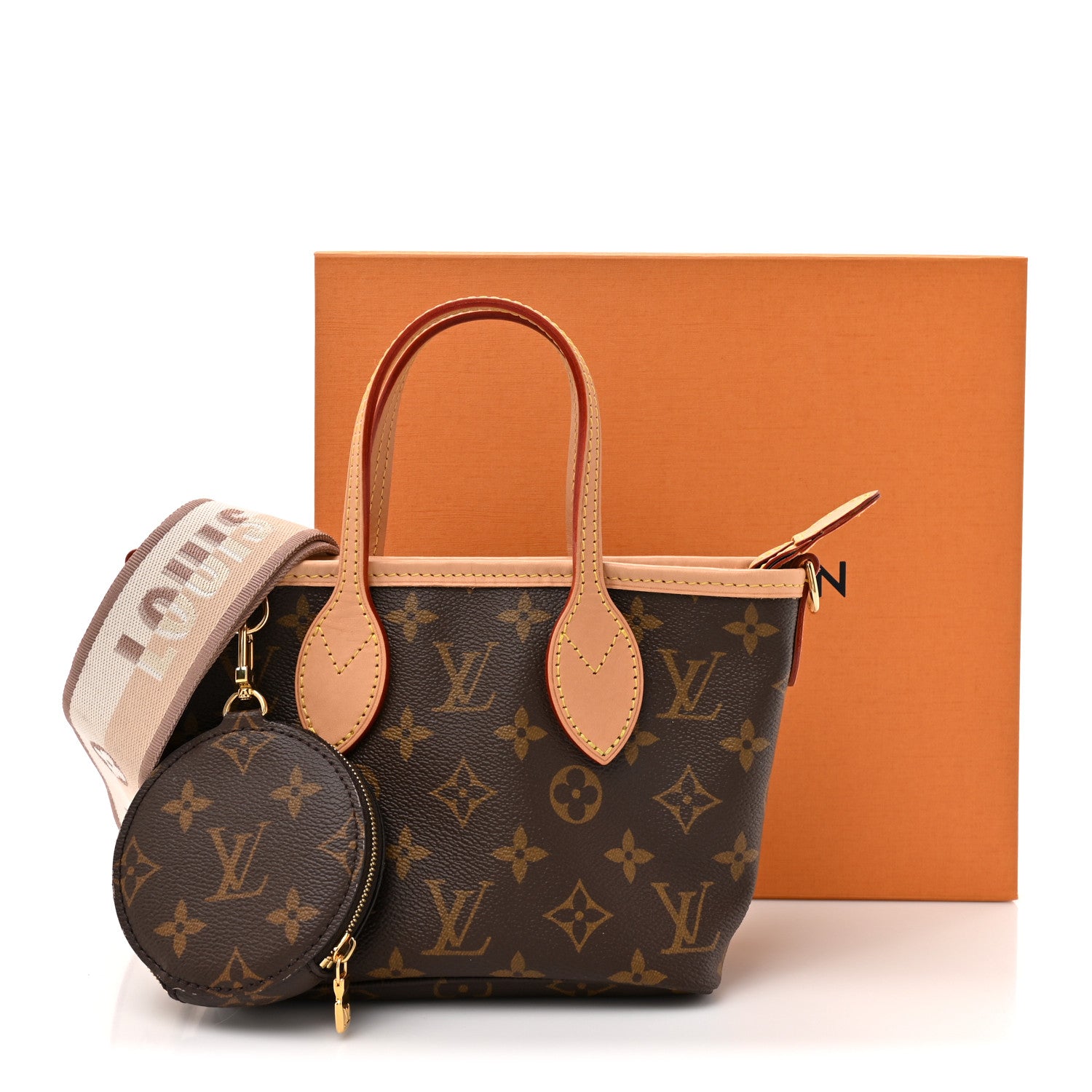 Louis Vuitton Monogram Neverfull BB Beige