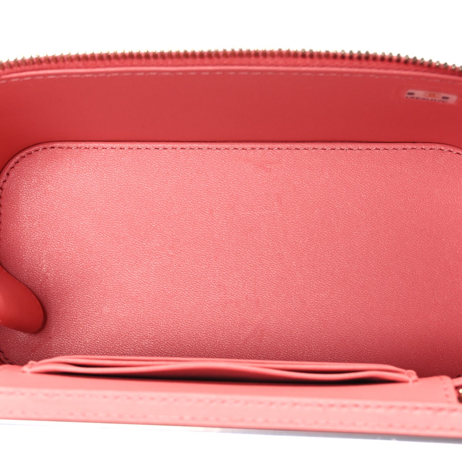 Chanel Lambskin Quilted Small Charming Top Handle Vanity Case With Chain Pink