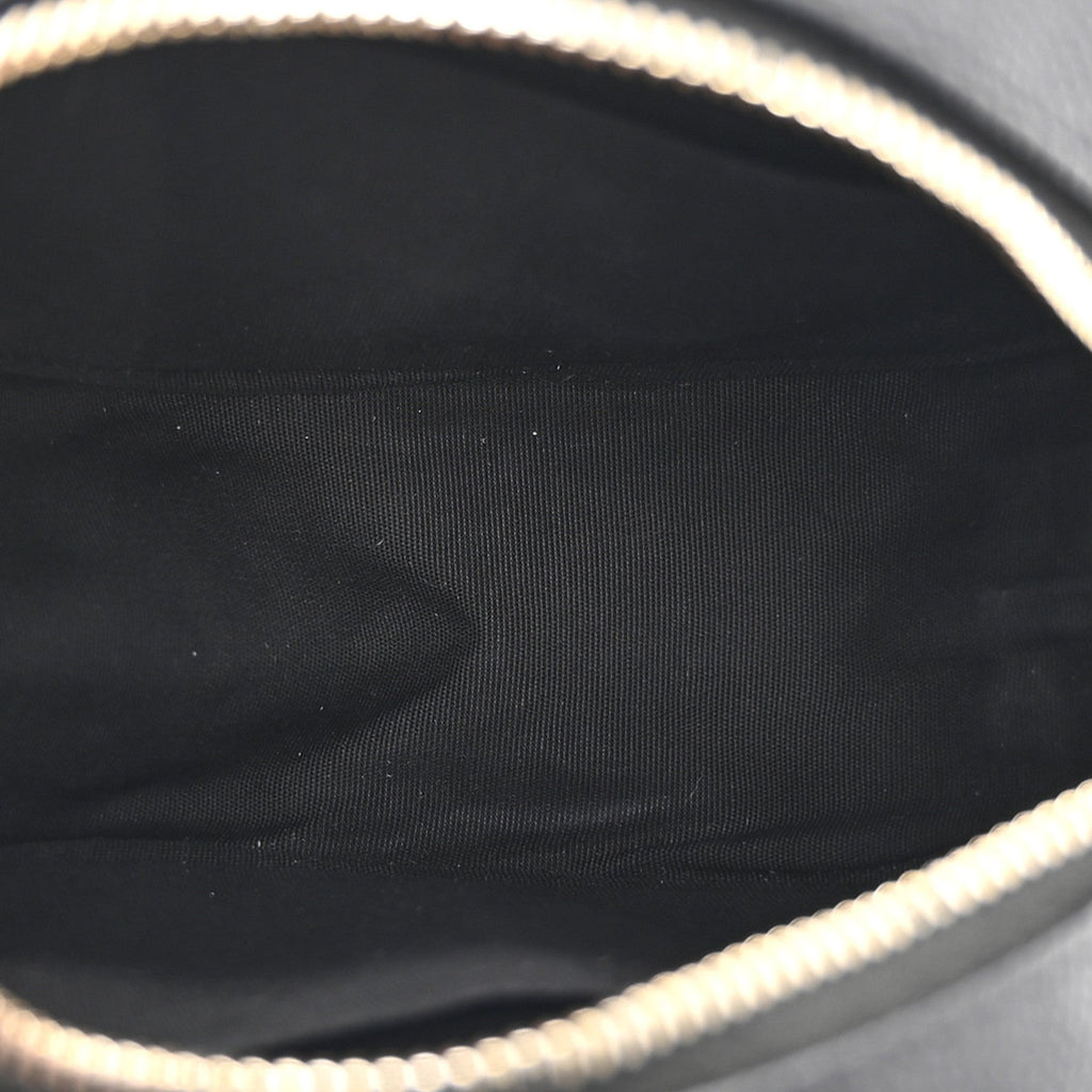 Chanel Caviar Quilted Round Filigree Crossbody Black