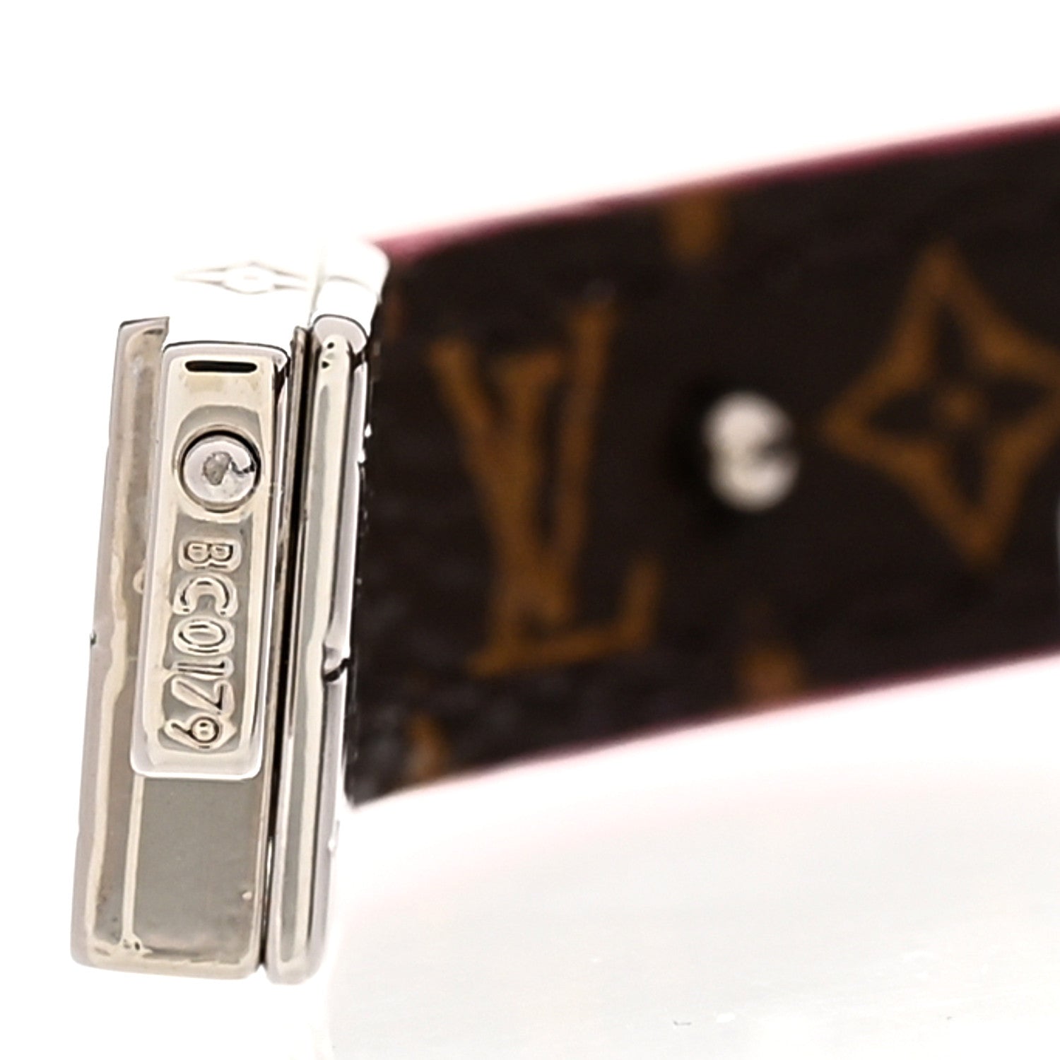 Louis Vuitton Monogram LV Circle Reversible Bracelet 17 Rose Falbala