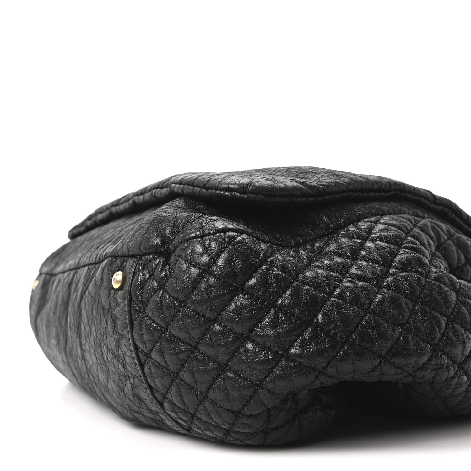 Chanel Vinyl XL Rock and Chain Flap Black