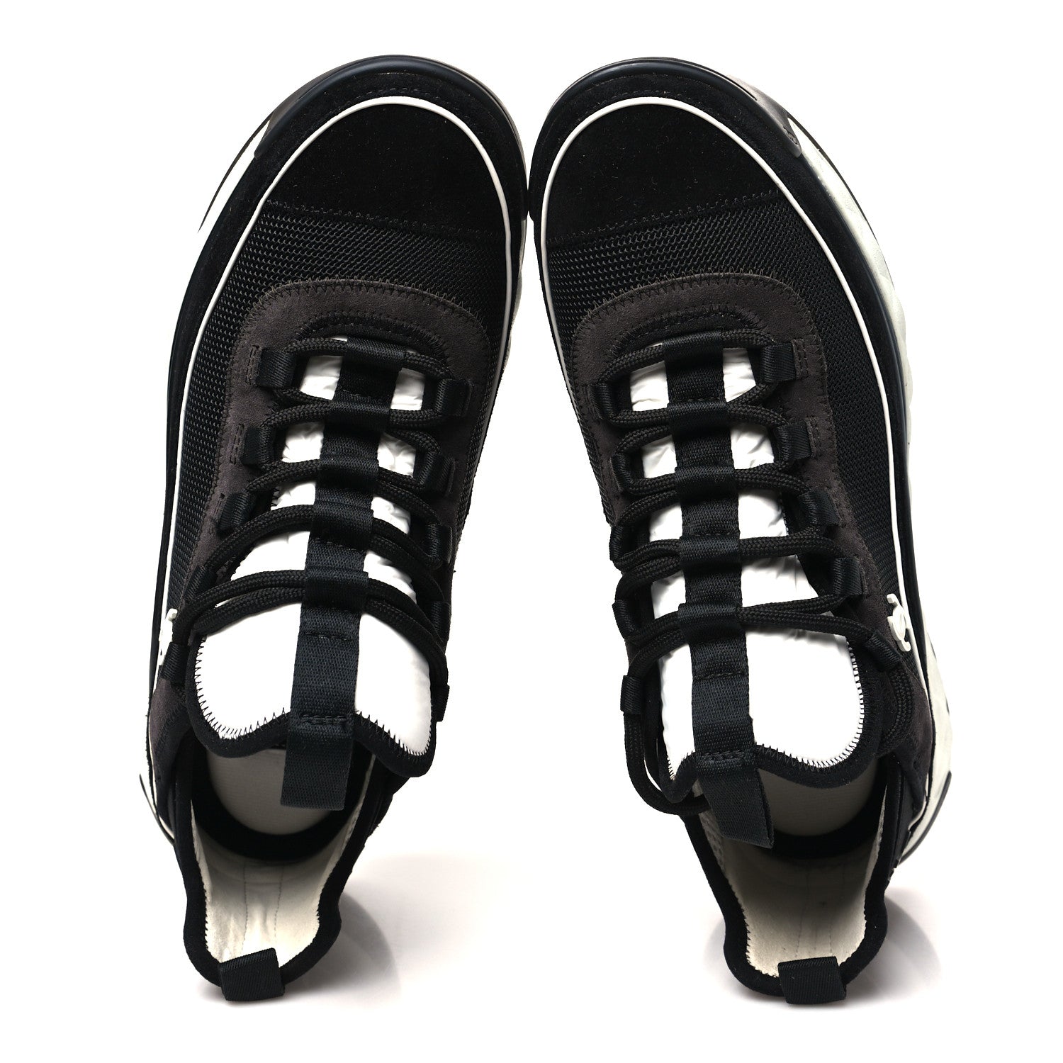 Fabric Suede CC Sneakers 40 Black Dark Grey