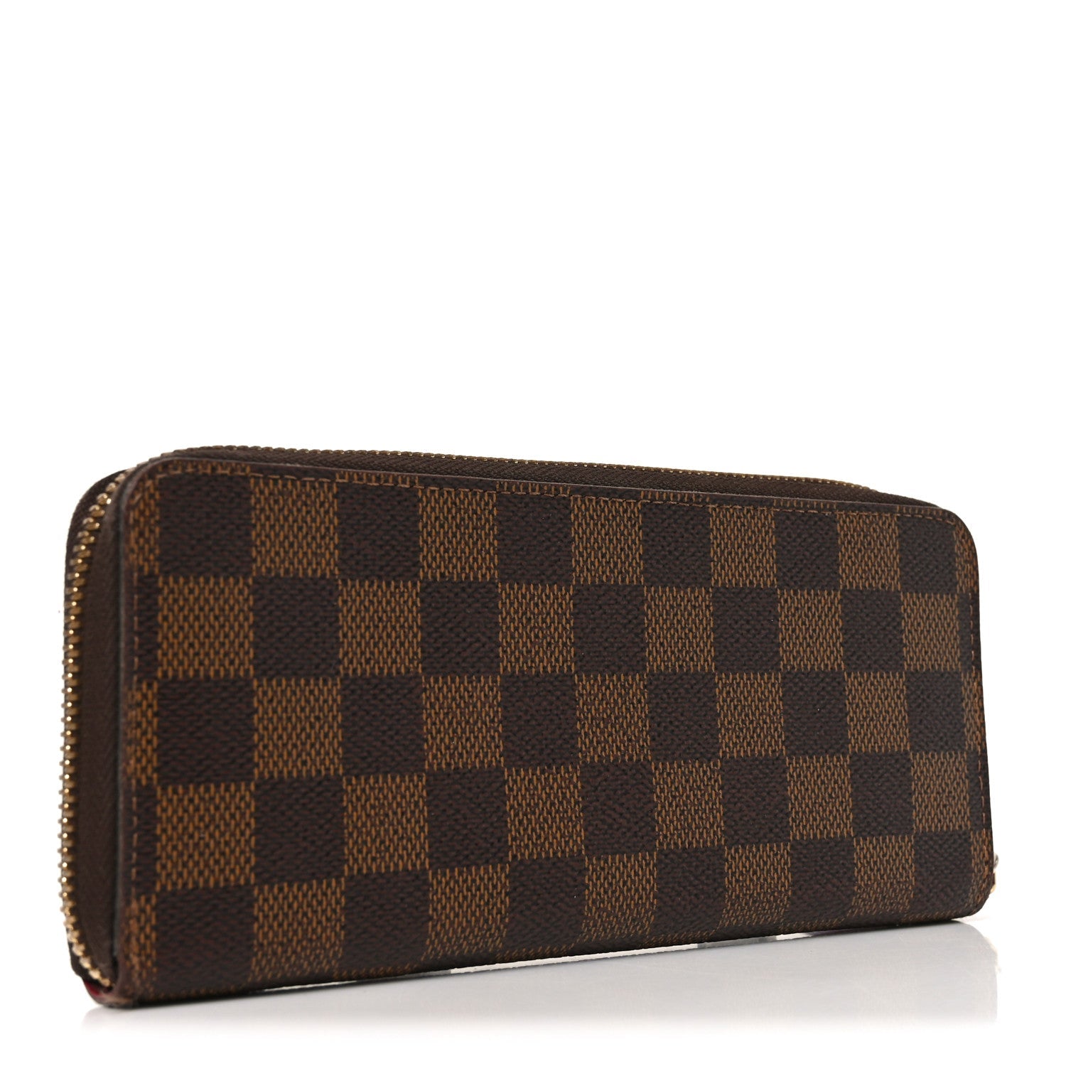 Louis Vuitton Damier Ebene Clemence Wallet Cherry