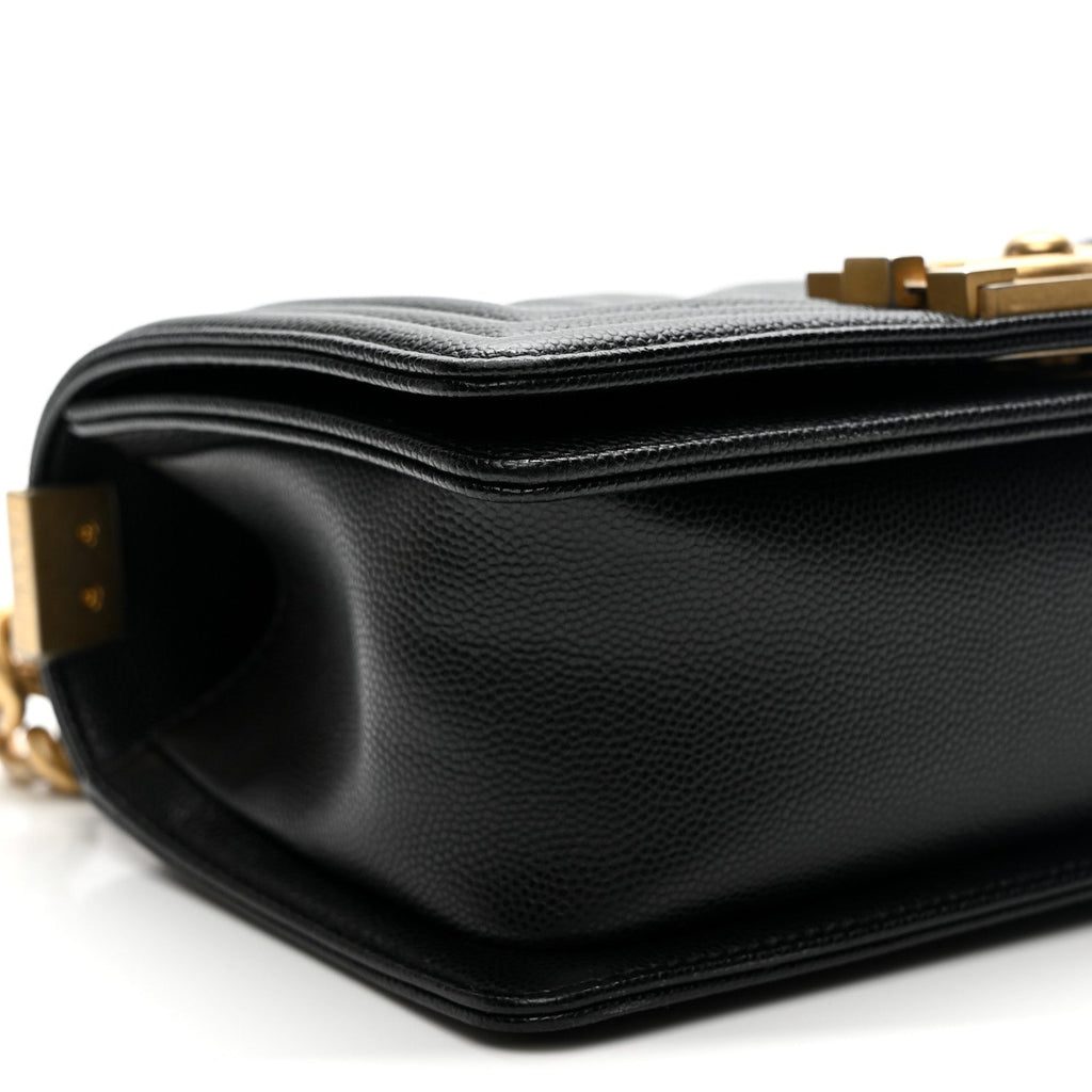Chanel Caviar Quilted Small Boy Flap Black