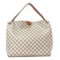 Louis Vuitton Damier Azur Graceful MM Rose Ballerine