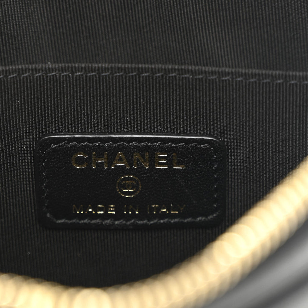 Chanel Lambskin Quilted Waist Bag Black