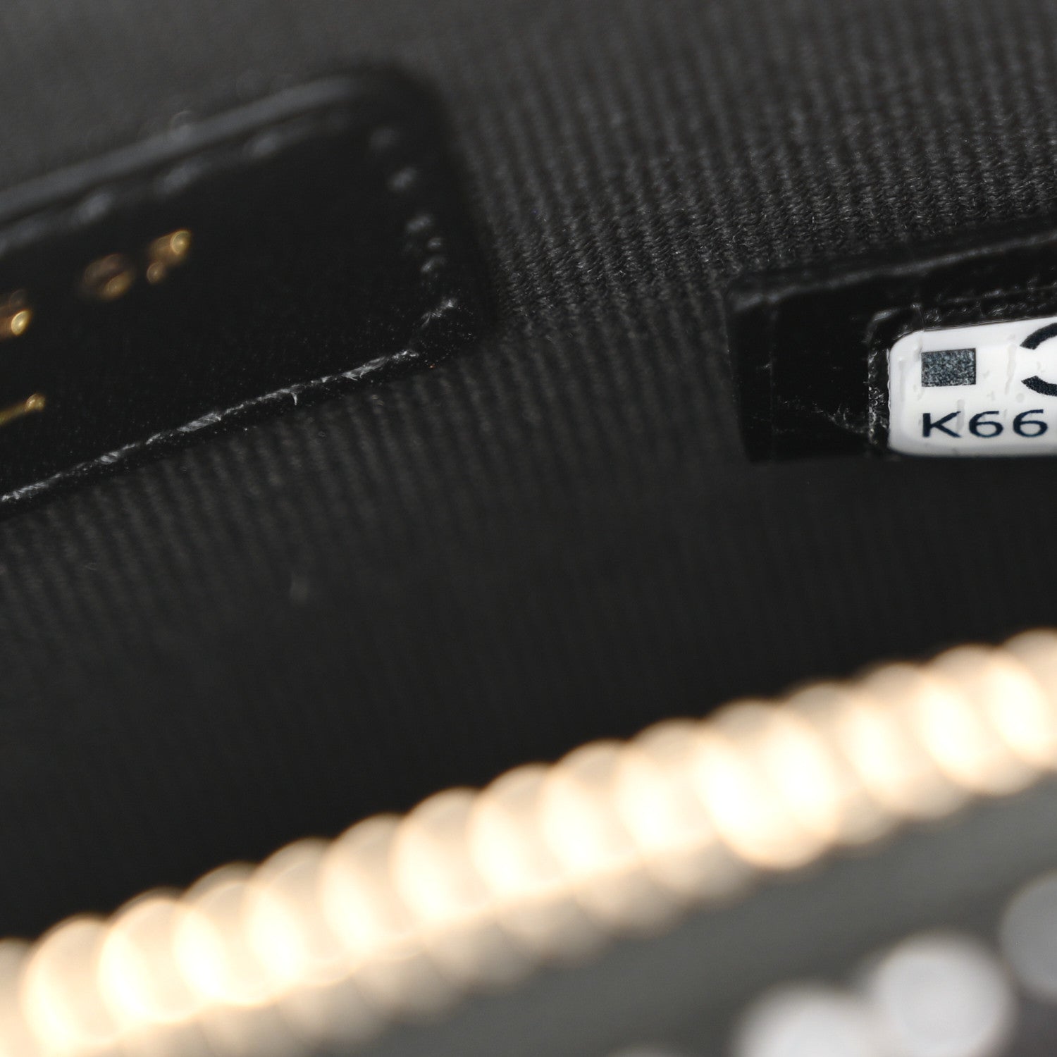 Chanel Tweed Quilted Mini Clutch With Chain Black White