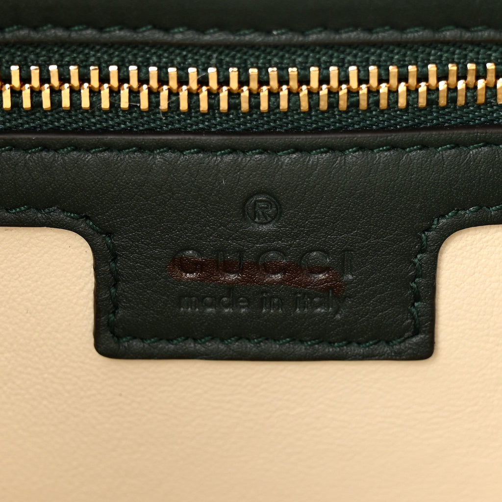 Gucci Snakeskin Web Small Jackie 1961 Hobo Green