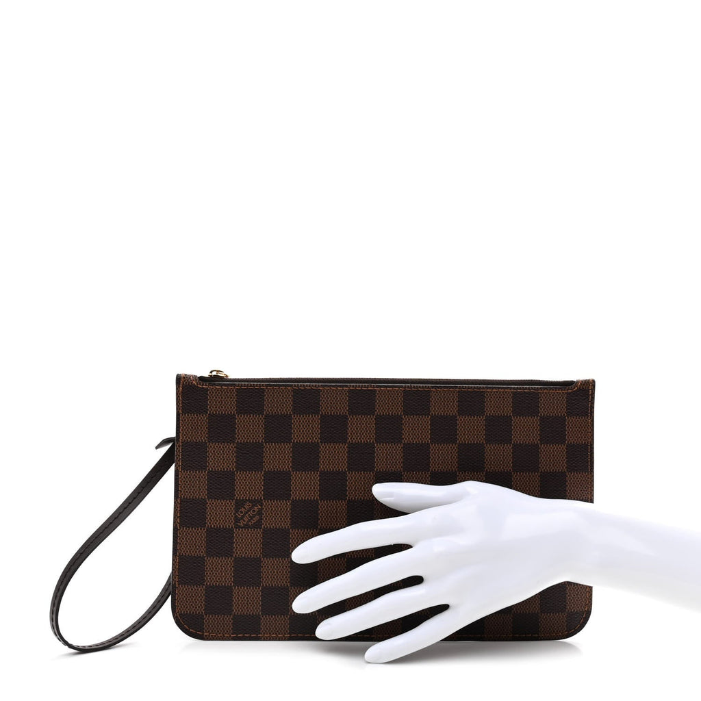 Louis Vuitton Damier Ebene Neverfull MM GM Pochette