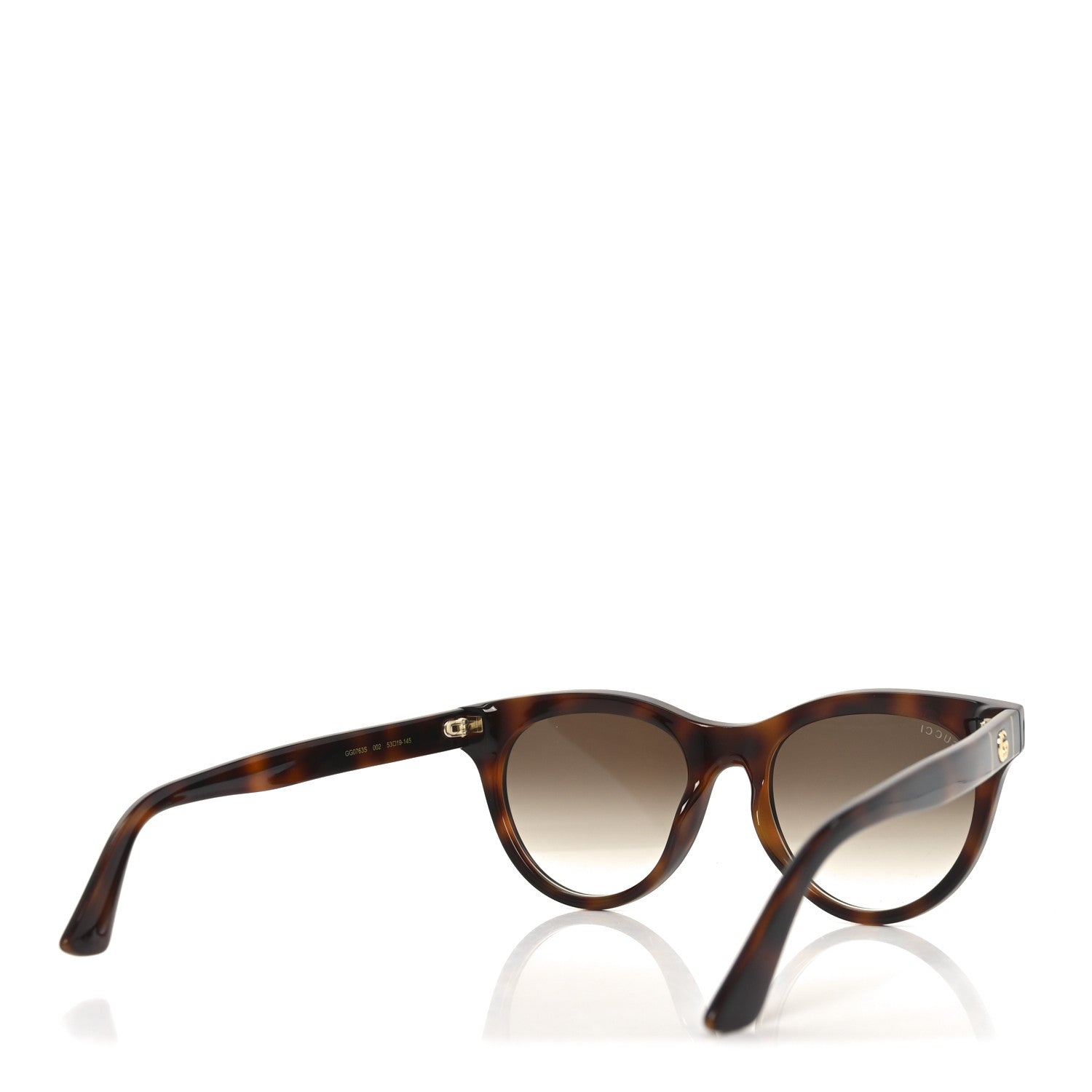 Gucci Round Sunglasses GG0763S Tortoise