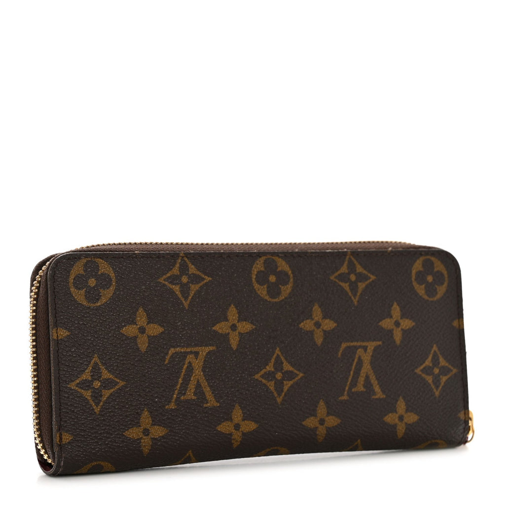Louis Vuitton Monogram Clemence Wallet Fuchsia