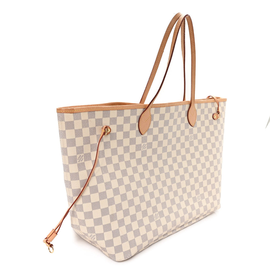 Louis Vuitton Damier Azur Neo Neverfull GM Rose Ballerine