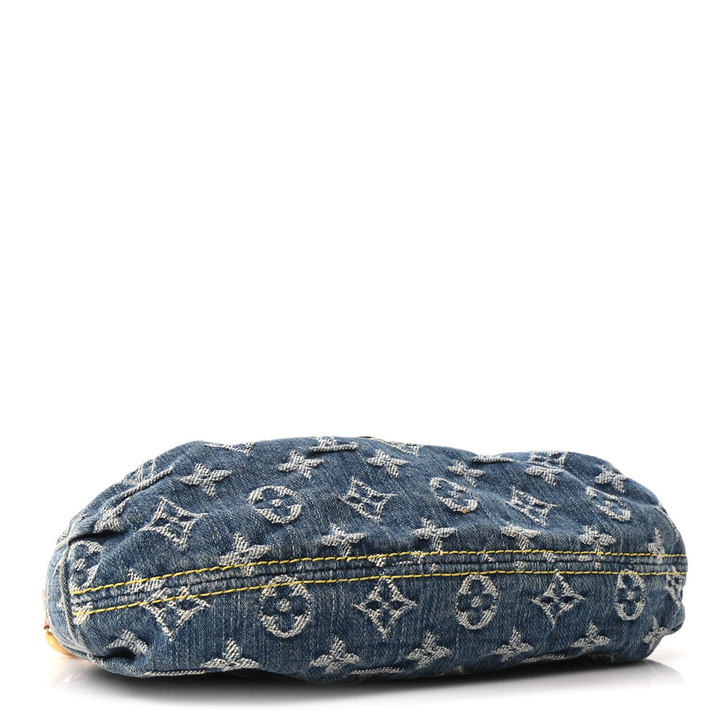 Louis Vuitton Monogram Denim Mini Pleaty Blue