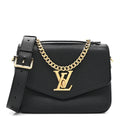 Louis Vuitton Grained Calfskin Lockme Oxford Black