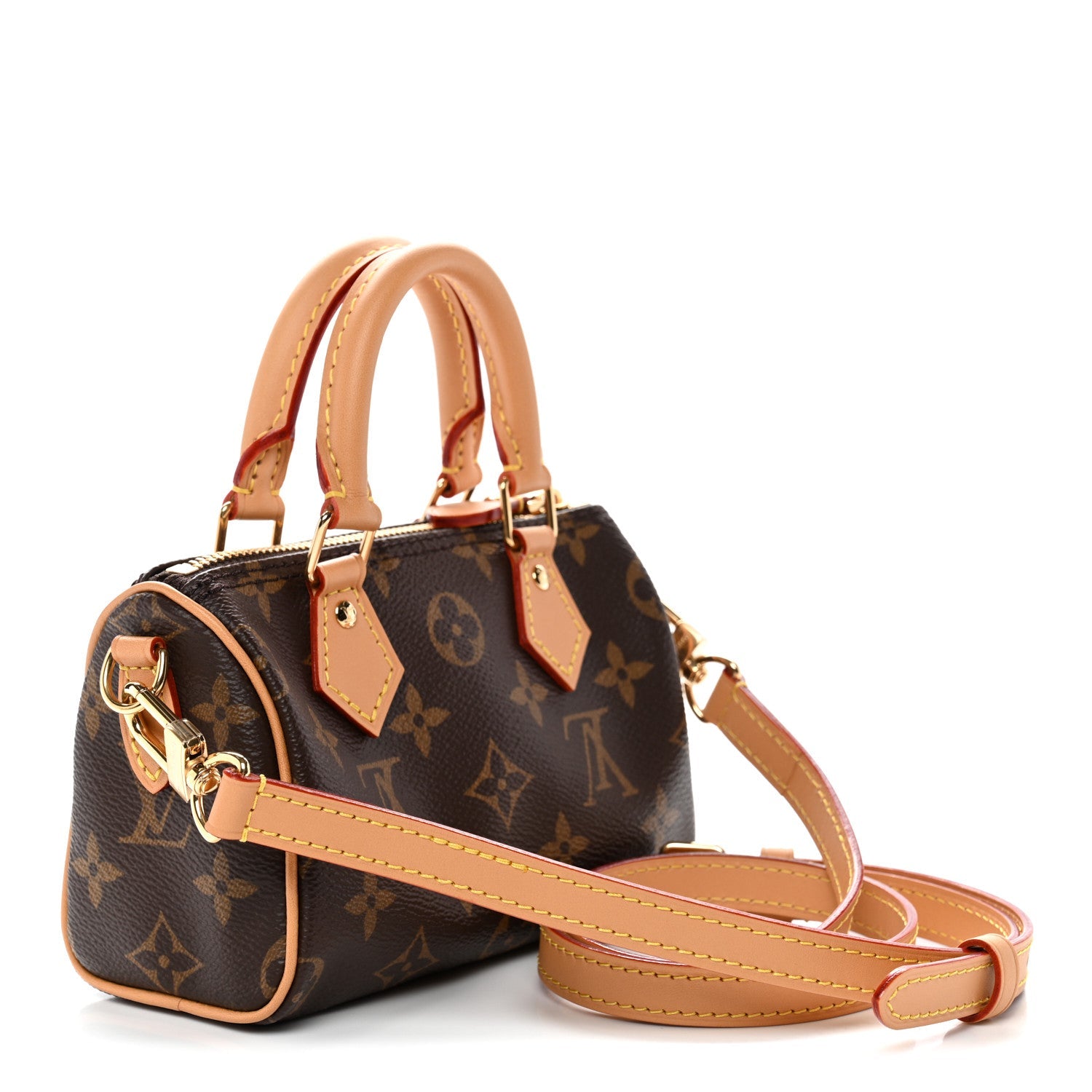 Louis Vuitton Monogram Nano Speedy Bandouliere