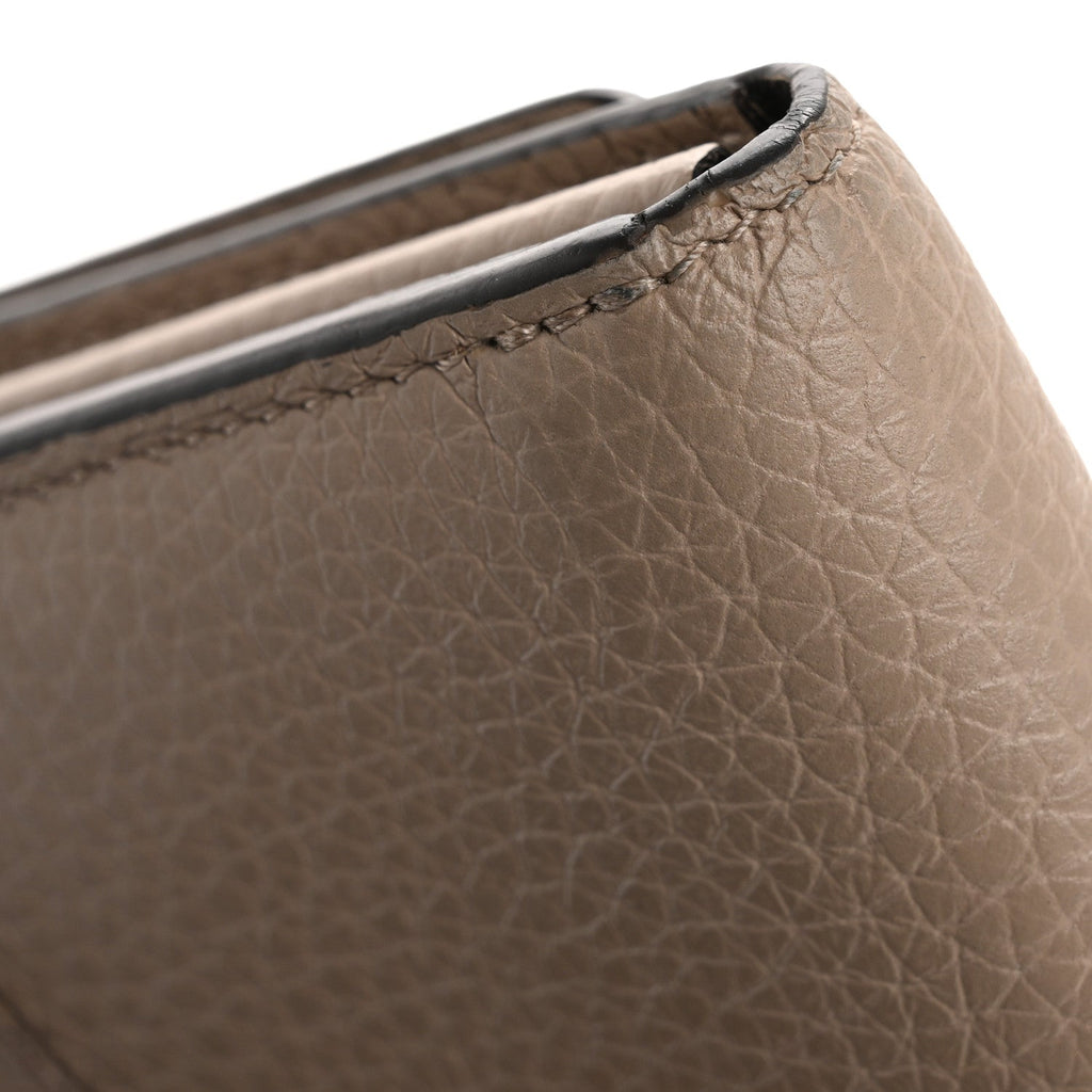 Louis Vuitton Taurillon Capucines Wallet Galet