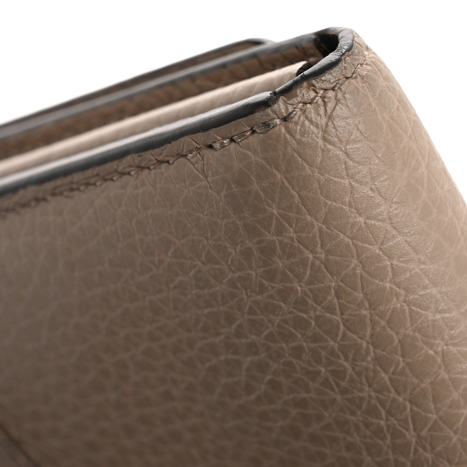 Louis Vuitton Taurillon Capucines Wallet Galet