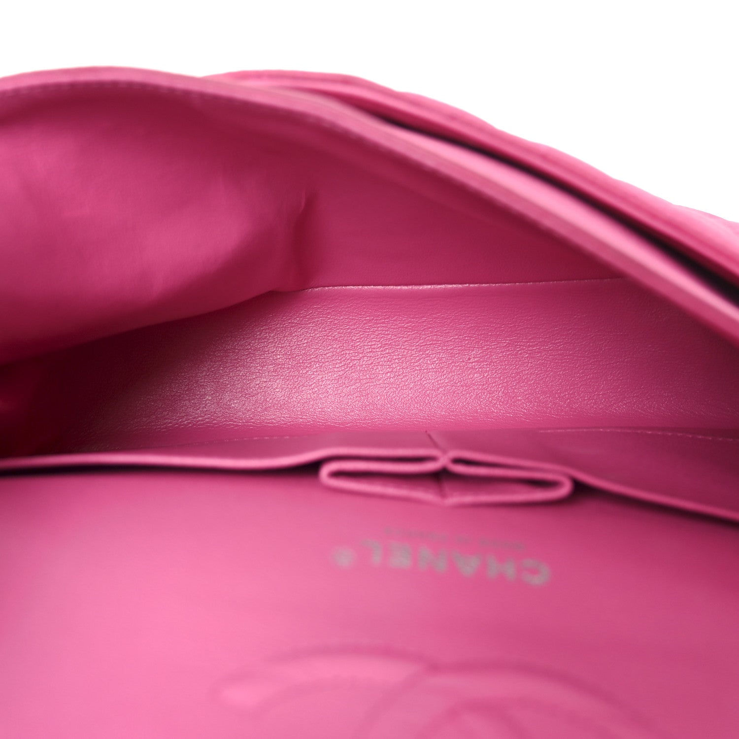 Chanel Iridescent Caviar Quilted Medium Double Flap Pink
