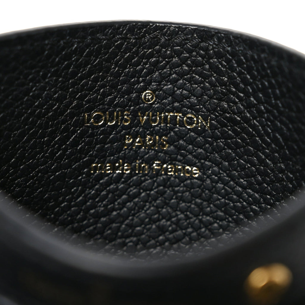Louis Vuitton Empreinte Monogram Giant Card Holder Black Beige