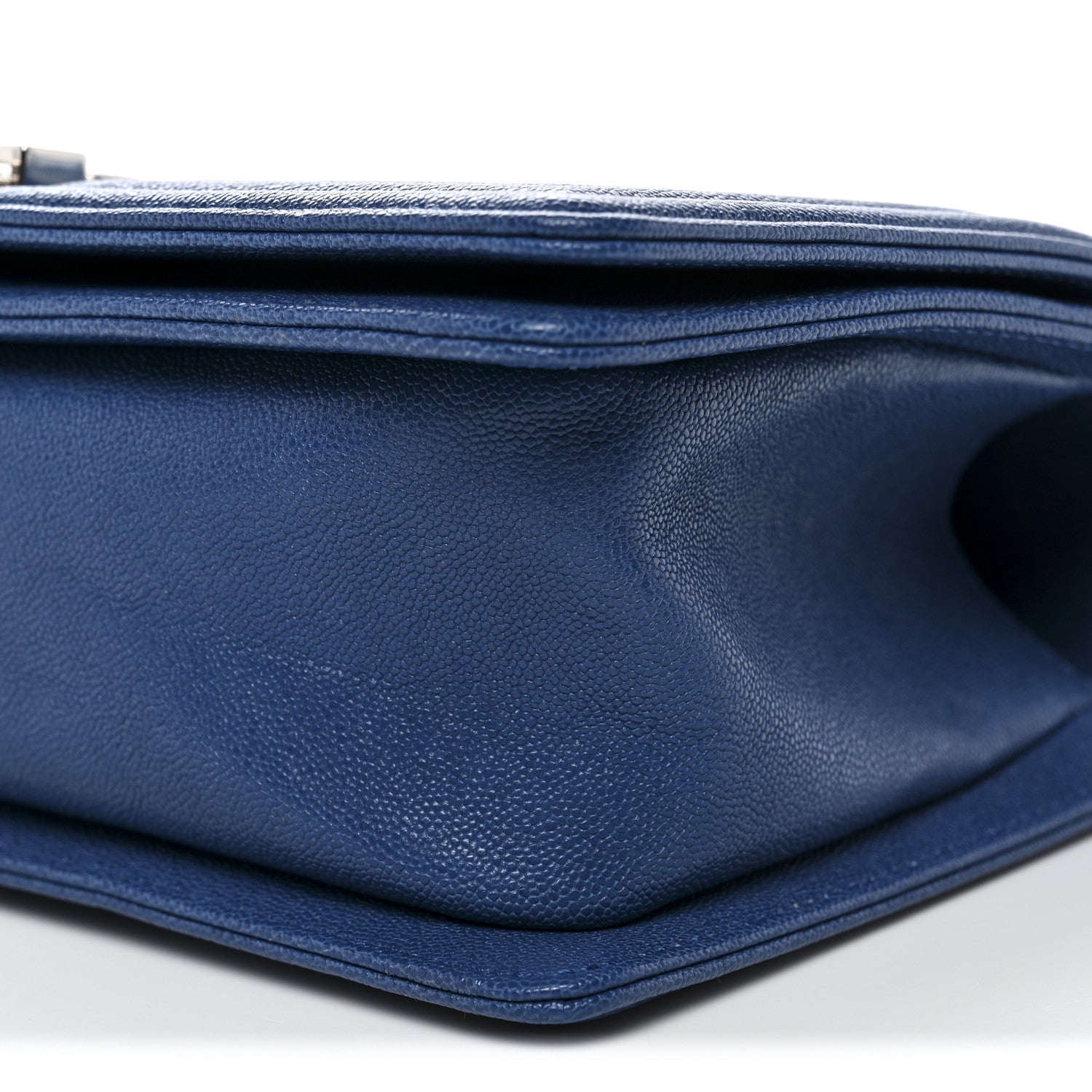 Chanel Caviar Quilted Medium Boy Flap Dark Blue