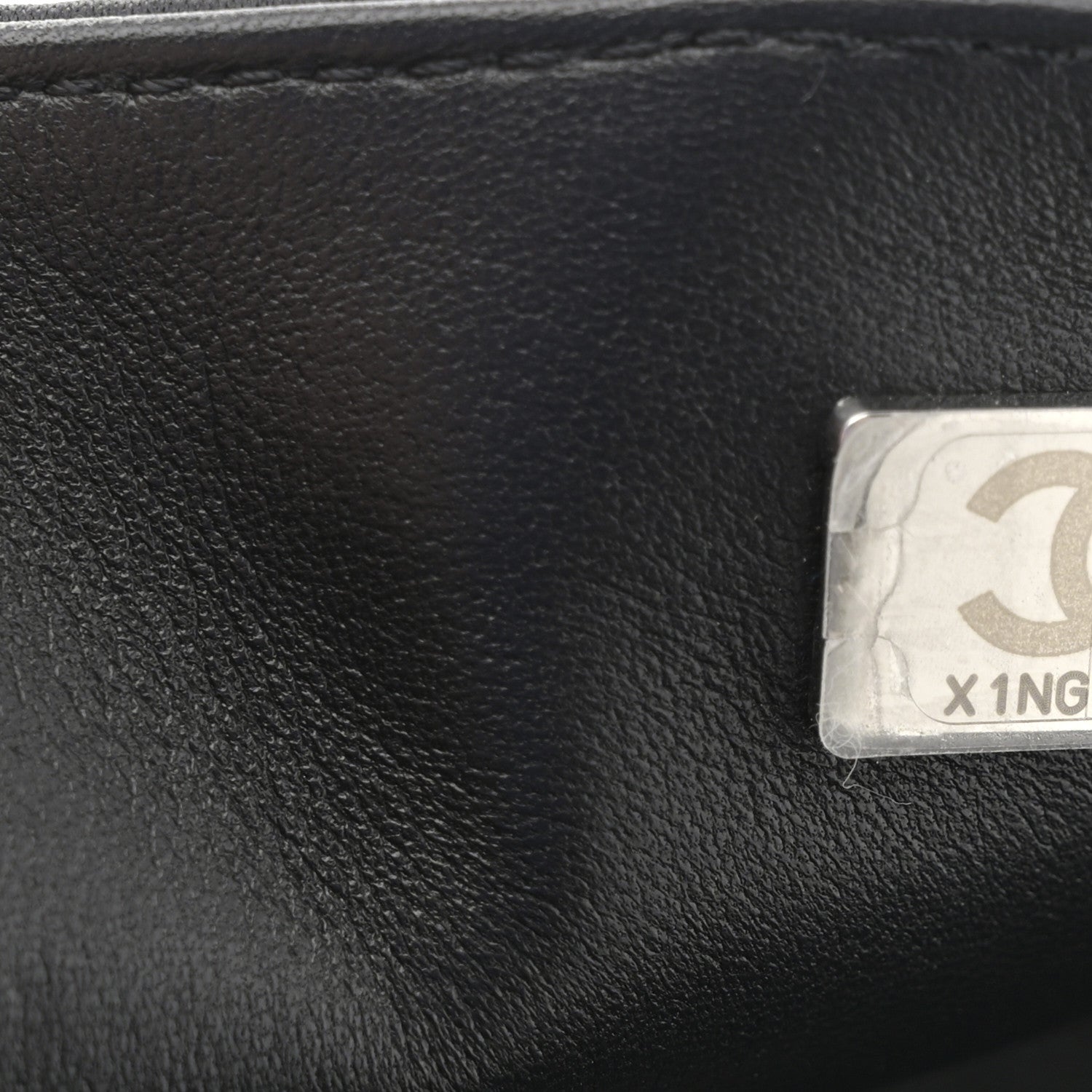 Chanel Sequin Ribbon Mini Rectangular Flap Black White