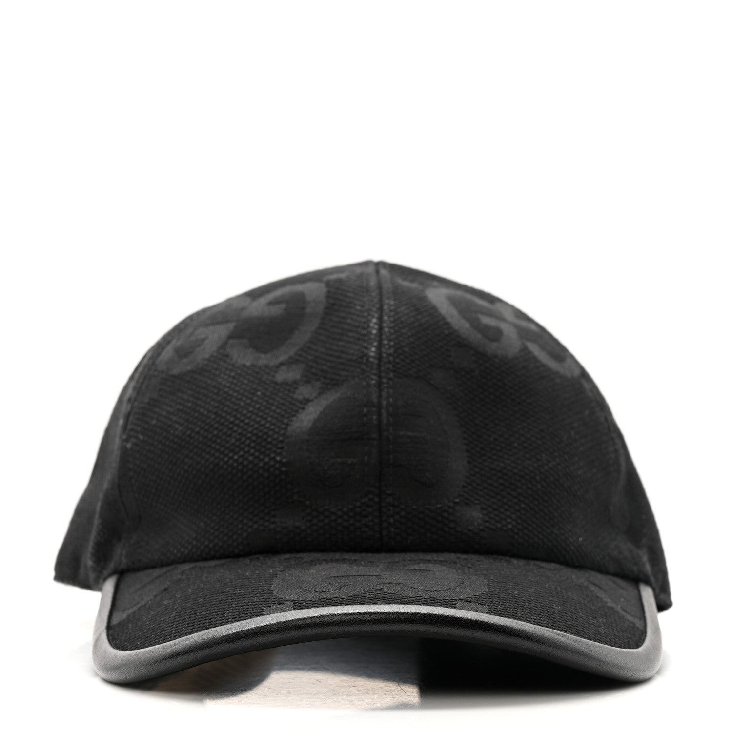Gucci Monogram Jumbo GG Baseball Hat XS Black