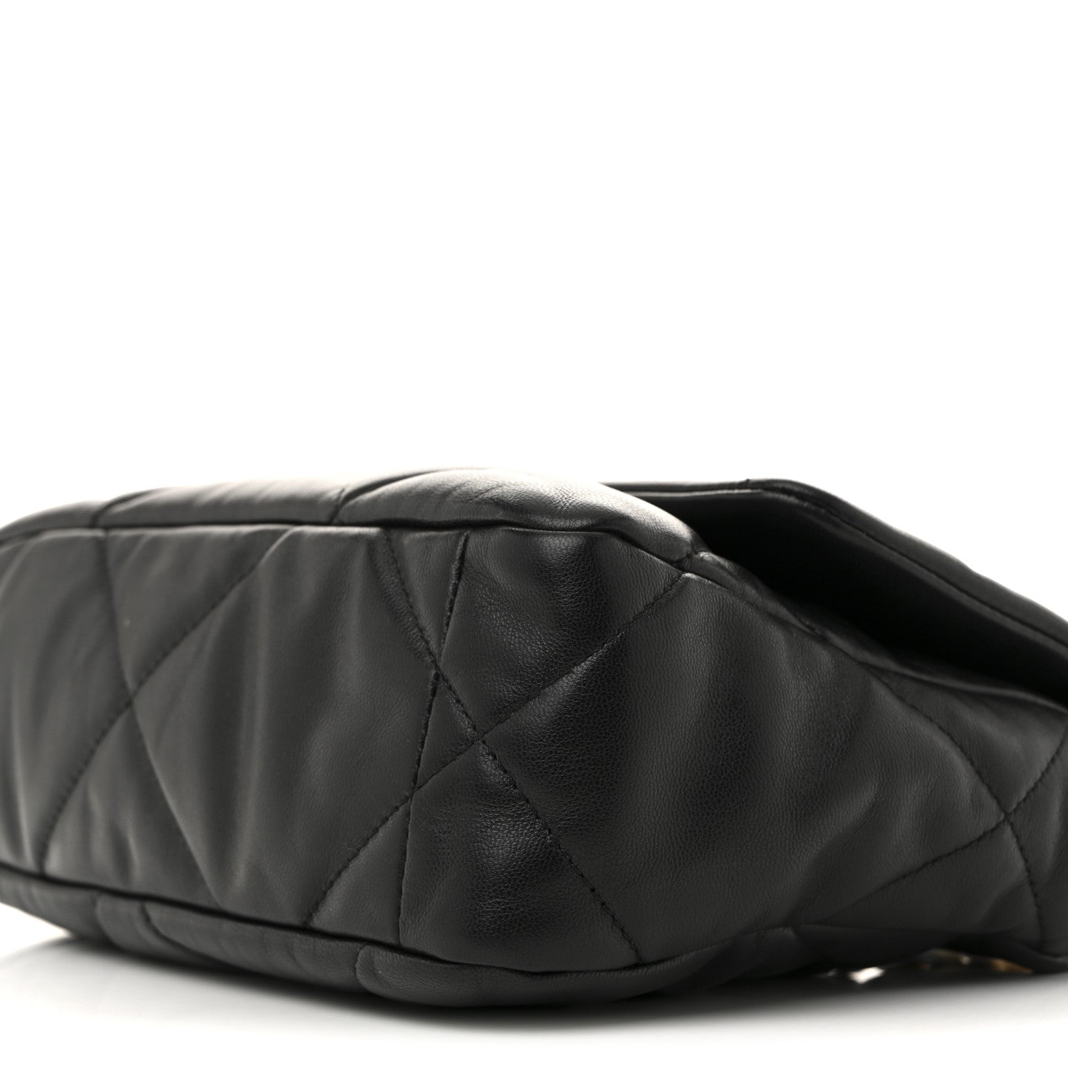 Chanel Lambskin Quilted Medium Chanel 19 Flap Black