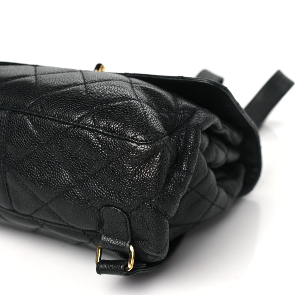 Chanel Caviar Quilted Backpack Black