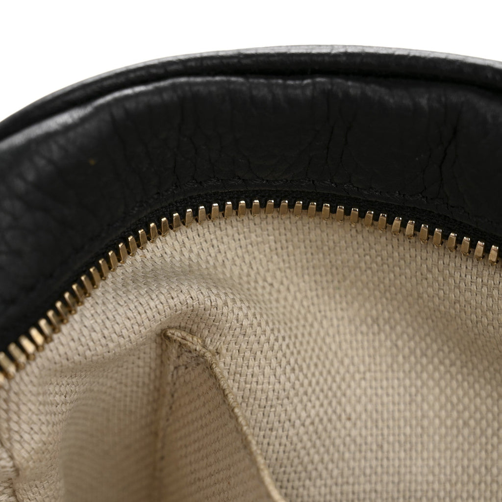 Gucci Pebbled Calfskin Small Soho Disco Bag Black