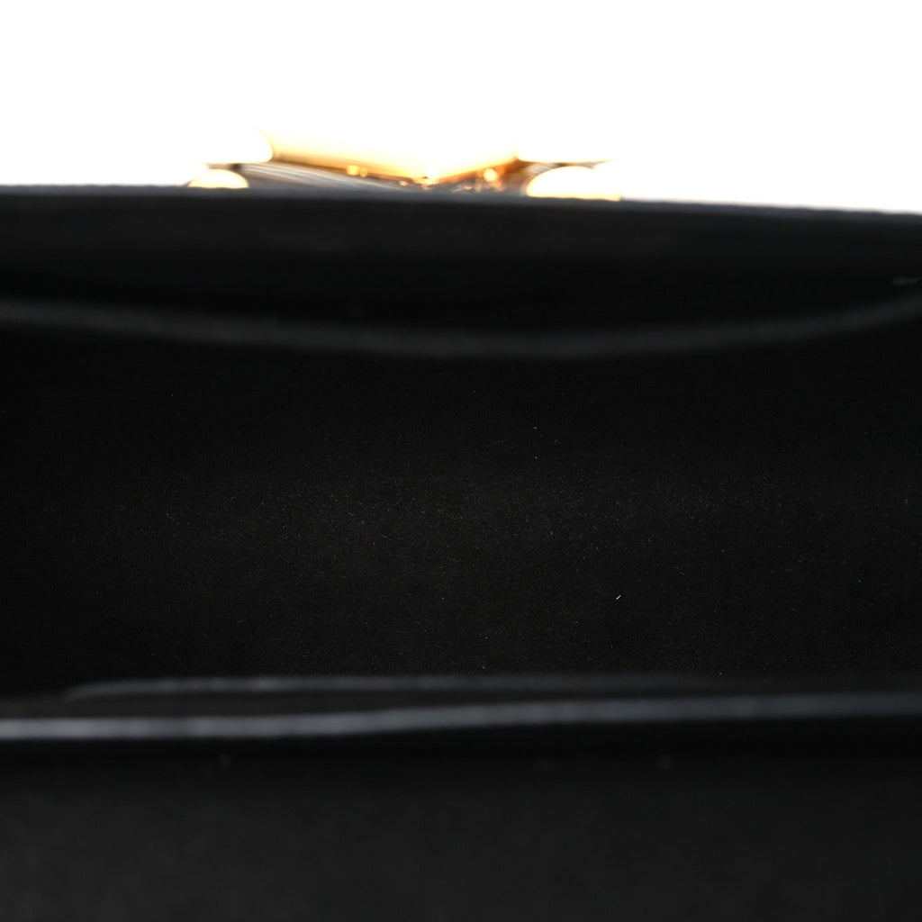 Louis Vuitton Epi Flowers Twist Shoulder Bag MM  Black