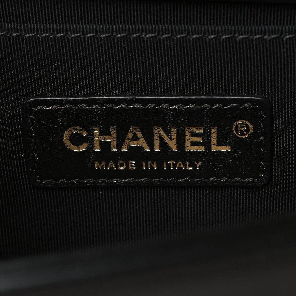 Chanel Calfskin Quilted Small Boy Flap Black