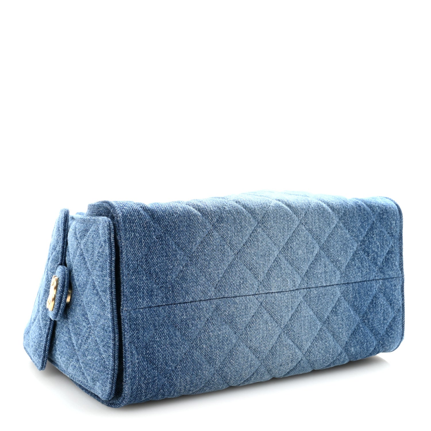 Chanel Washed Denim Quilted Small Chanel 25 Handbag Blue