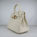 Hermes Birkin 30cm Togo Leather Handbags Beige Golden