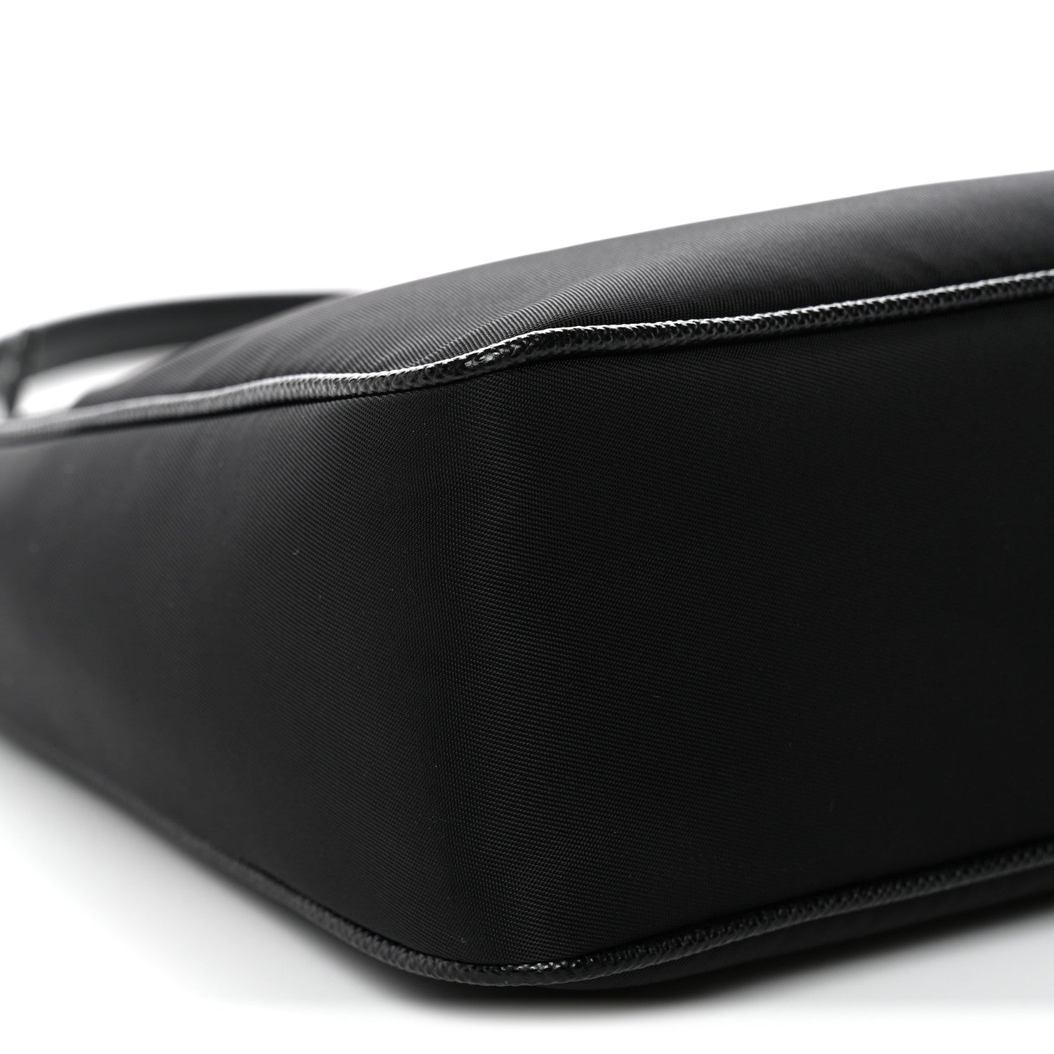 Prada Tessuto Nylon Saffiano Mini Re-Edition 2005 Bag Black
