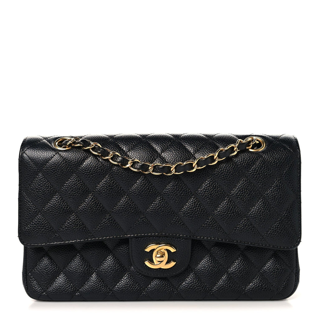 Chanel Caviar Quilted Medium Double Flap Black