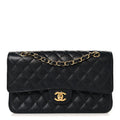 Chanel Caviar Quilted Medium Double Flap Black