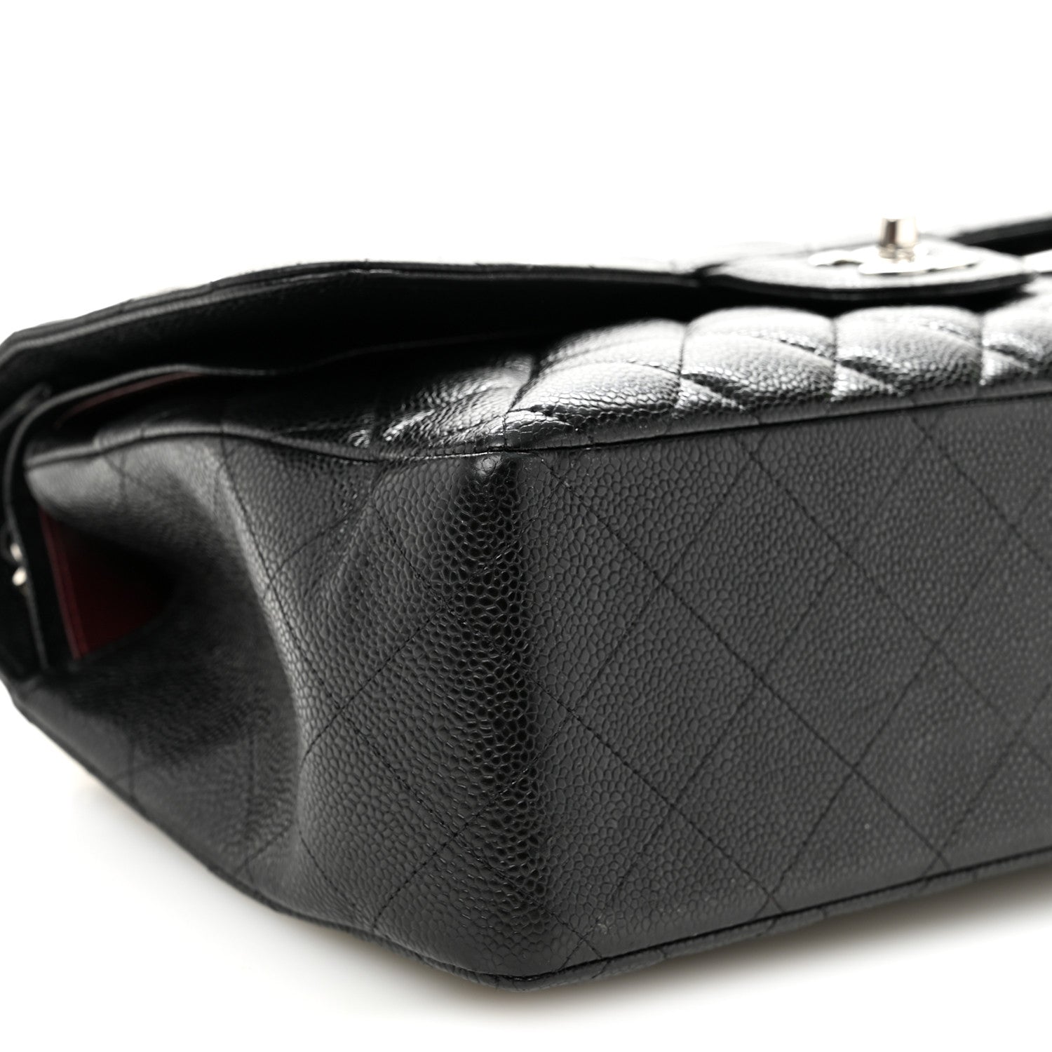Chanel Caviar Quilted Jumbo Double Flap Black