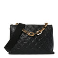 Louis Vuitton Lambskin Embossed Monogram Coussin MM Black