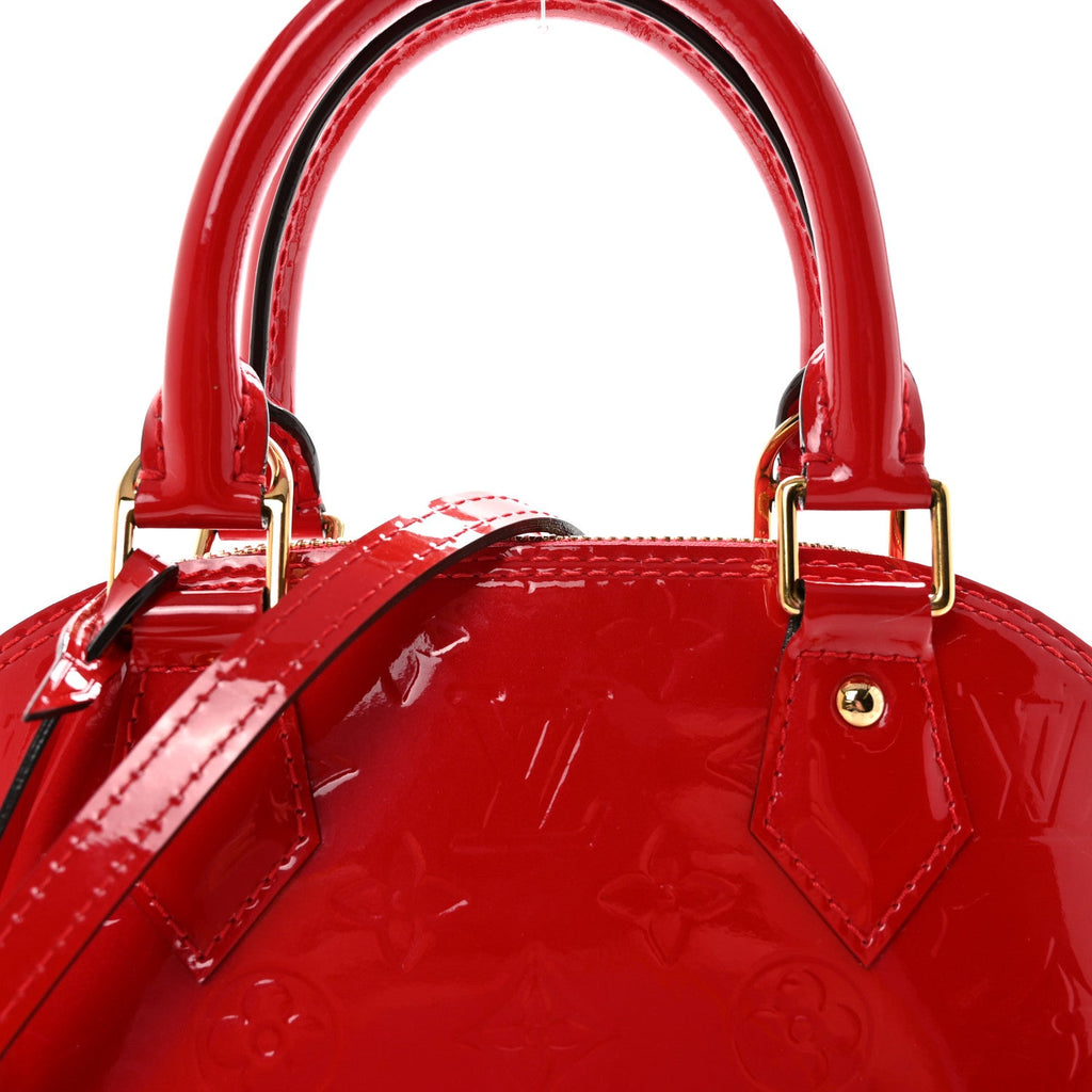 Louis Vuitton Vernis Alma BB Cherry