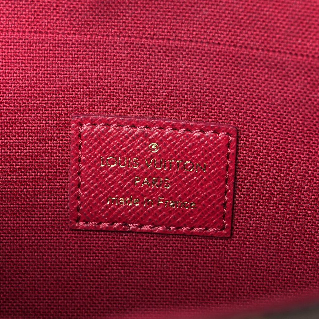 Louis Vuitton Monogram Pochette Felicie Chain Wallet Fuchsia