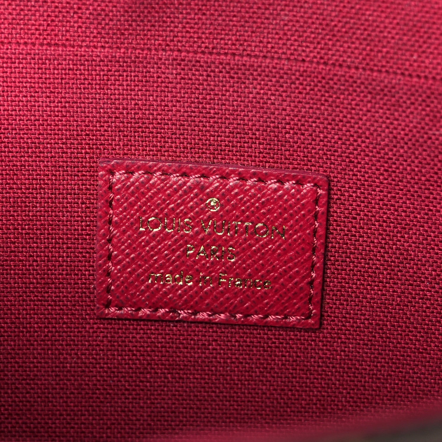 Louis Vuitton Monogram Pochette Felicie Chain Wallet Fuchsia