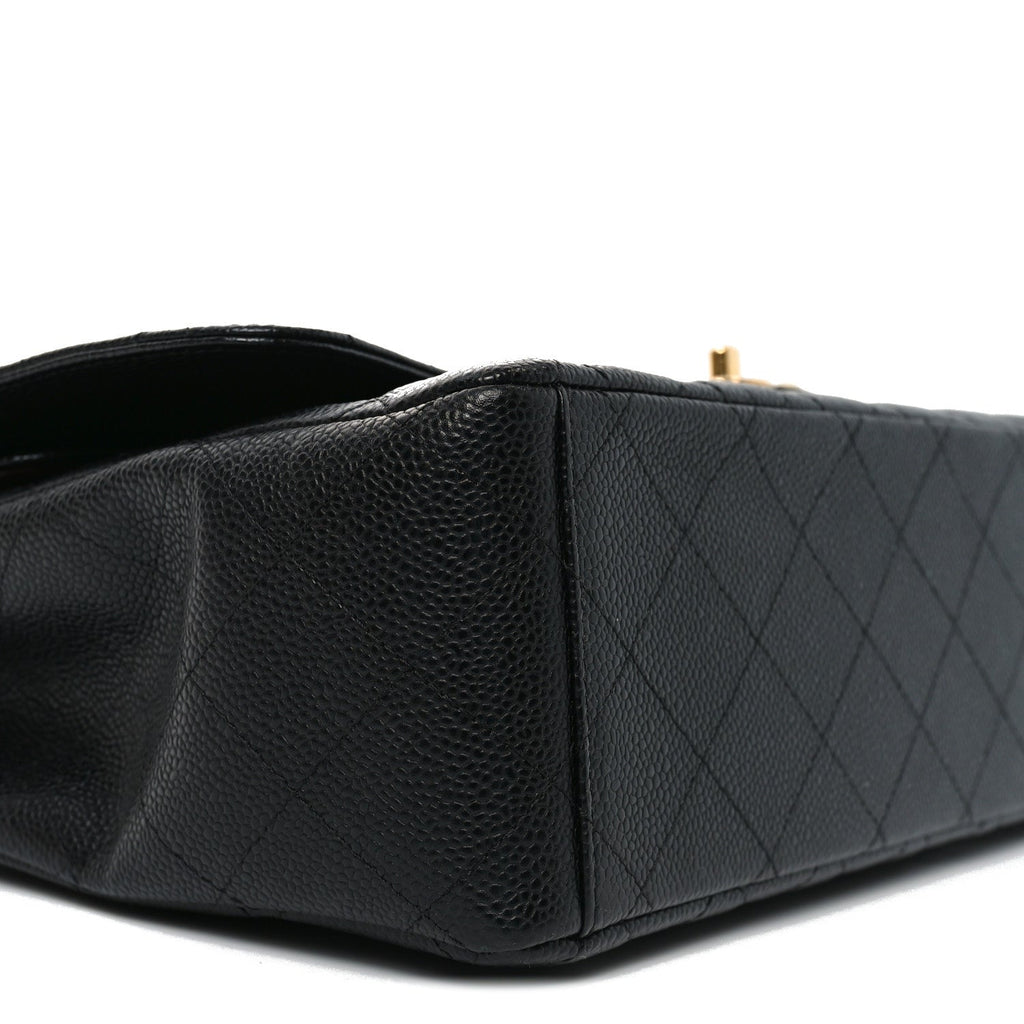 Chanel Caviar Quilted Maxi Double Flap Black