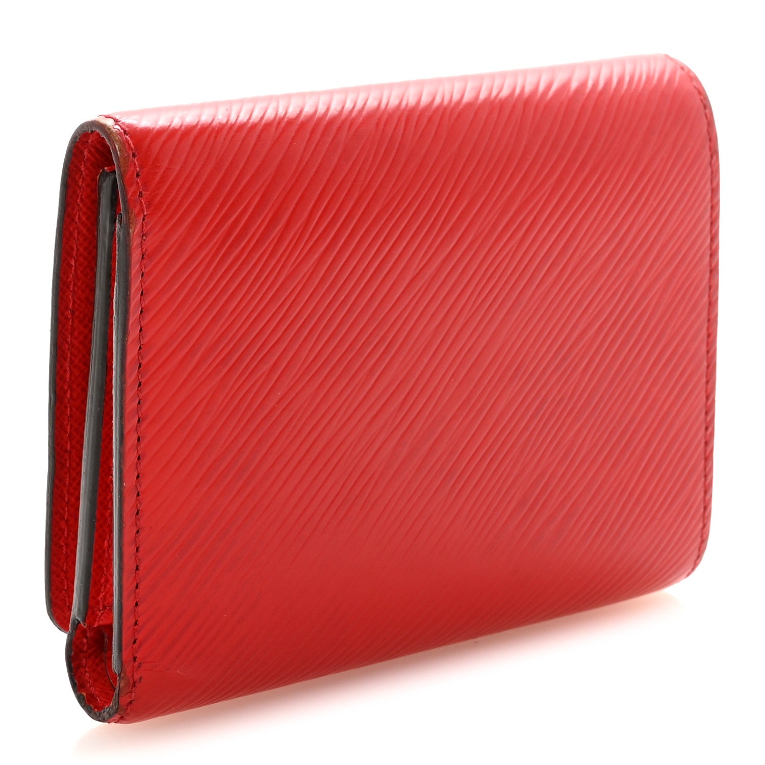 Louis Vuitton Epi Twist Compact Wallet Coquelicot