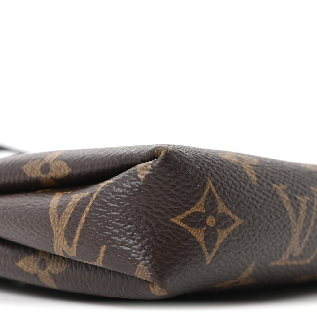 Louis Vuitton Monogram Pallas Clutch Black