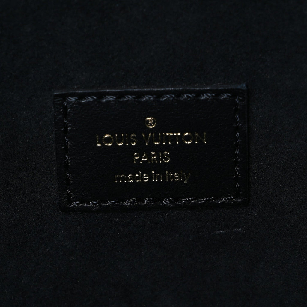Louis Vuitton Raffia Saint Jacques Tote Black