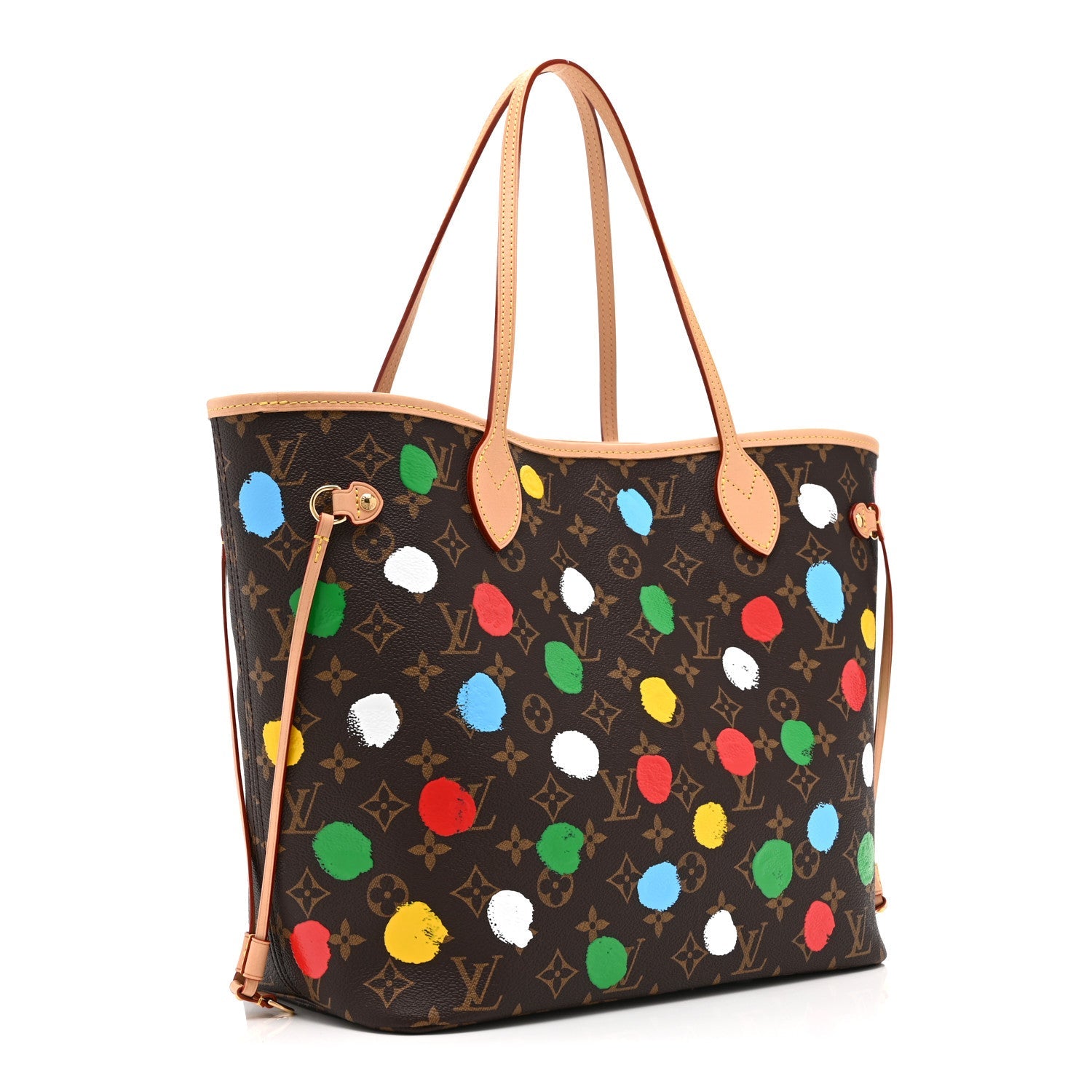 Louis Vuitton LV X YK Monogram Dots Neverfull MM