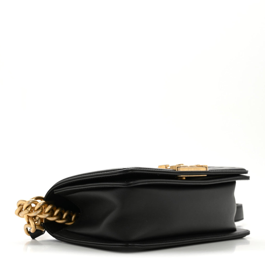 Chanel Calfskin Quilted Small Boy Flap Black