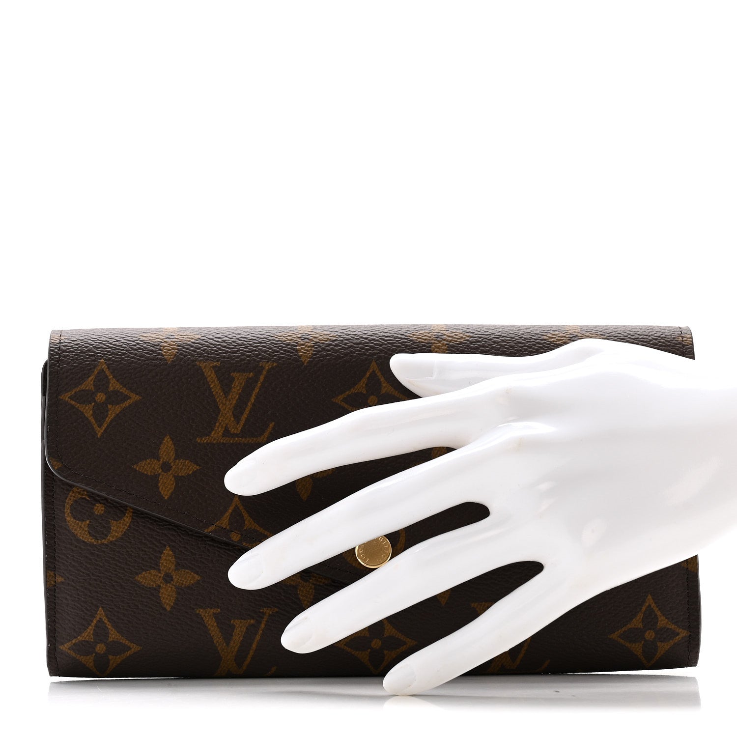 Louis Vuitton Monogram Sarah Wallet NM Coquelicot