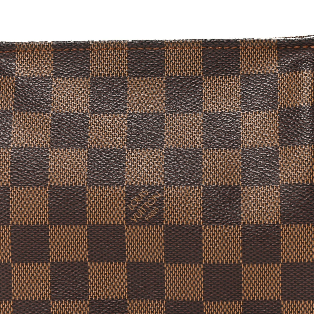 Louis Vuitton Damier Ebene Trousse Make Up Bag Pochette
