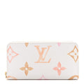 Louis Vuitton Monogram Giant By The Pool Zippy Wallet Resort Beige